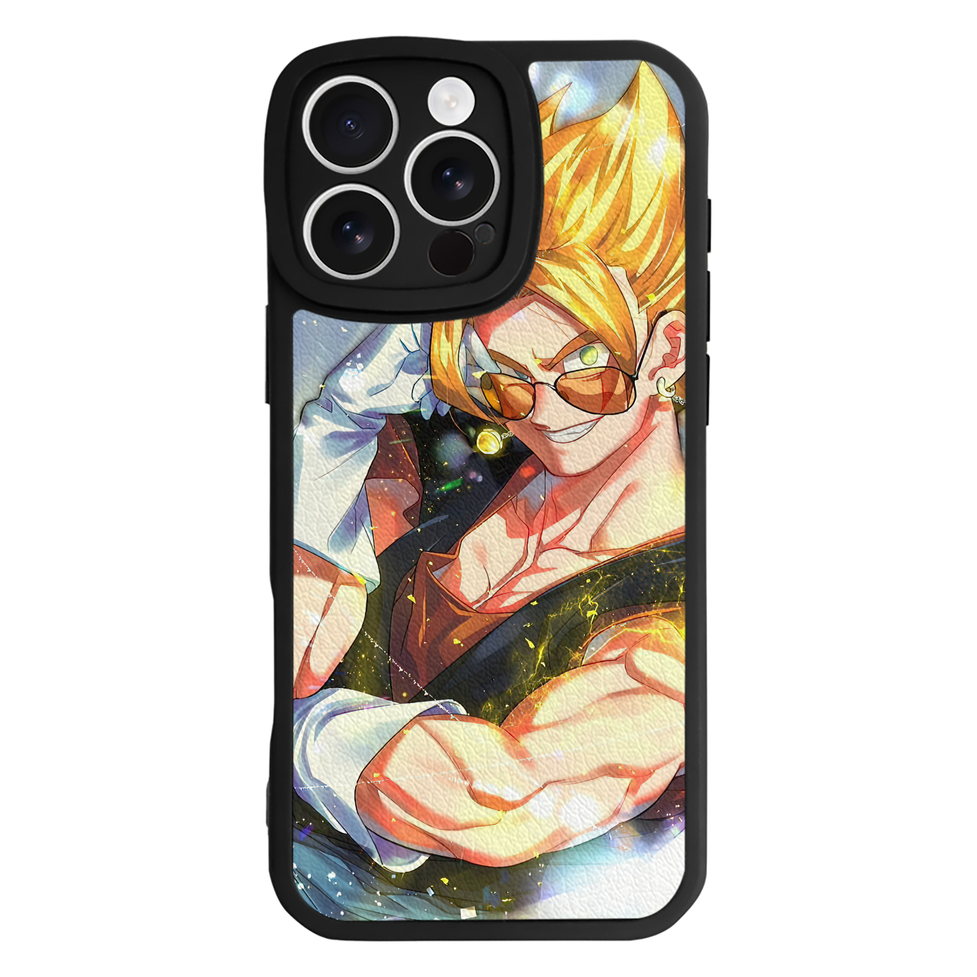 （画像用） ドラゴンボール DRAGON BALL 【iPhone 16シリーズ対応】シリコンスマホケース（レザー調） 材質：シリコン